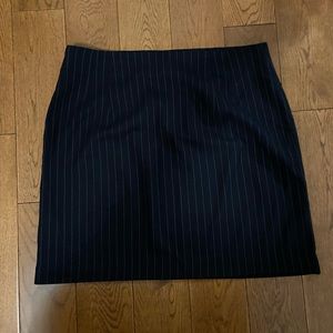 Blue pinstripe mini skirt - Dynamite